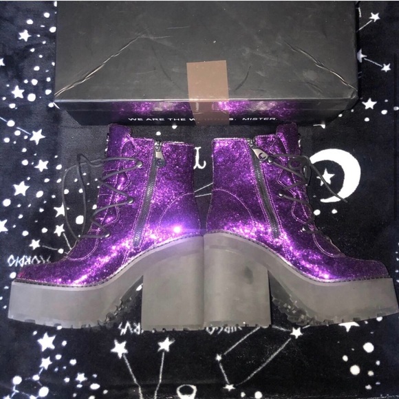 Killstar Broom Rider Boots - Picture 2 of 4